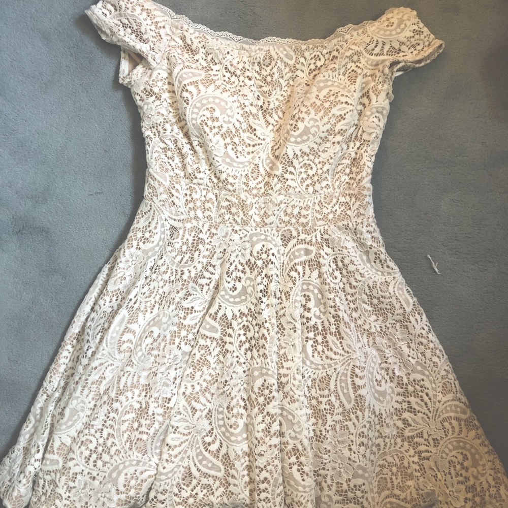 White Lace Dress